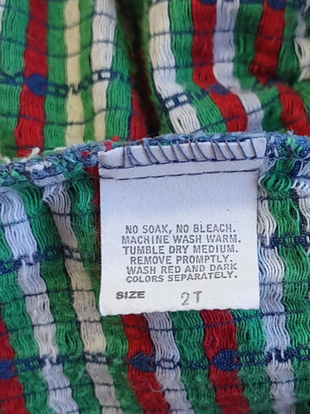 Vintage OshKosh Bgosh Overall Dress Jumper Size 2T Rare O❤SH KOSH Design